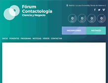 Tablet Screenshot of forumcontactologia.com